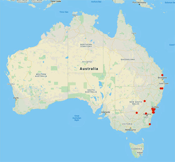 collecting locality map for 'Alkin, T.V.'