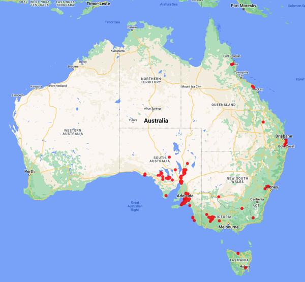 collecting locality map for 'Jaegermann, V.'