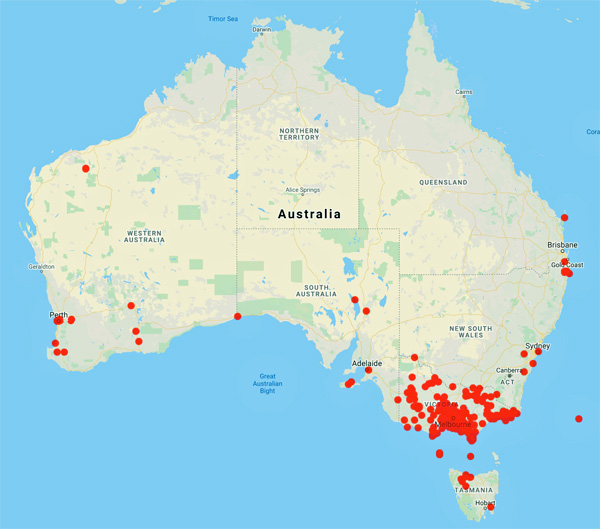 collecting locality map for XXXX