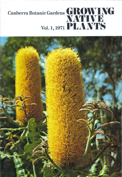 Growing Native Plants No.1 front cover 1971