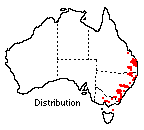 Distribution map fpr Scaevola aemula