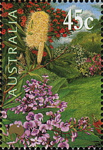 Garden series A stamp