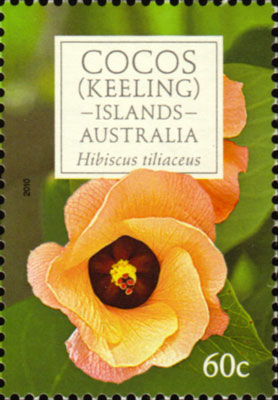 stamp: Hibiscus tiliaceus 2010