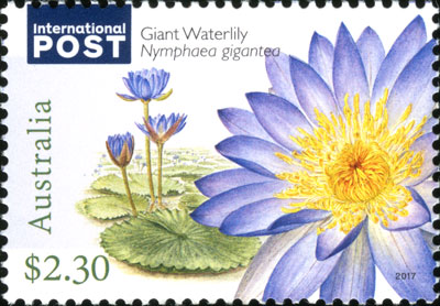 Stamp: Nymphaea gigantea