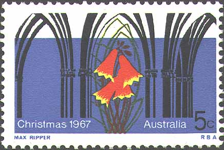 Blandfordia grandiflora stamp